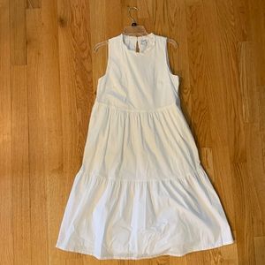 J Crew Sleeveless dress white